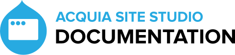 Acquia Site Studio Documentation
